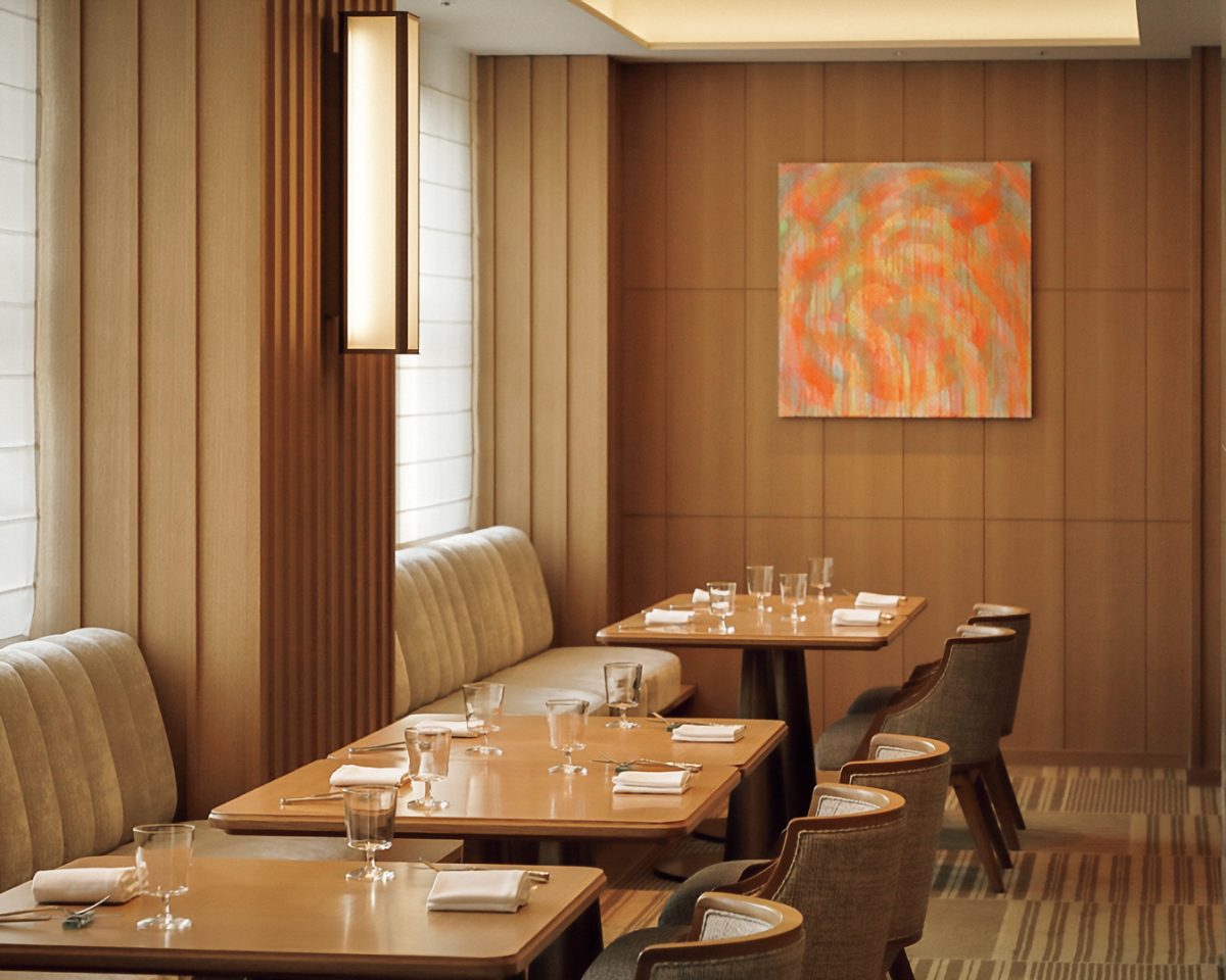 「帝国ホテル 京都」のオールデイダイニング「弥栄」の店内