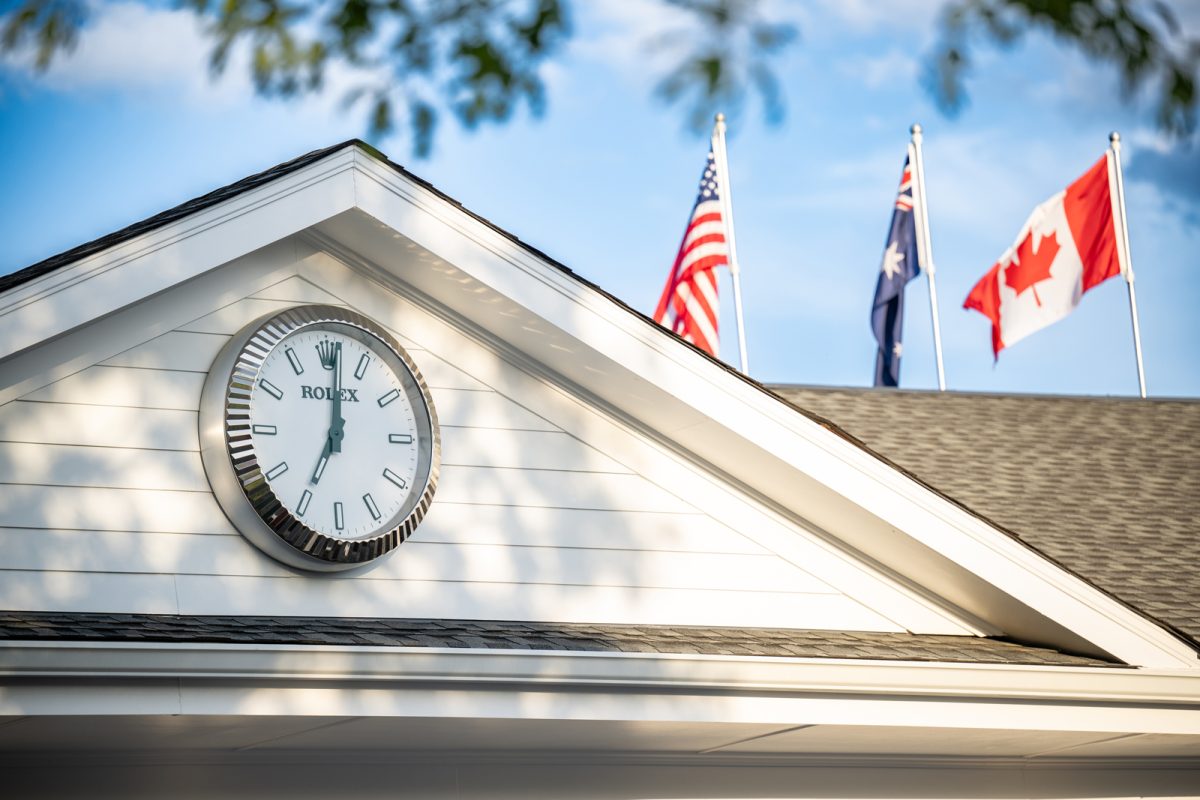 オーガスタ・ナショナル・ゴルフクラブのロレックスの時計。