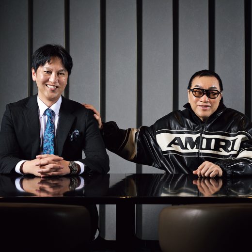 幻冬舎 代表取締役社長の見城徹氏と、テクノロジーズ 代表取締役社長の良原広樹氏