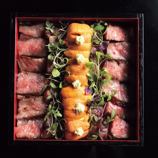 「鷹庵」の京都平井牛 重箱