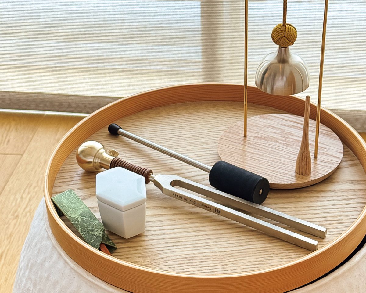 フォーシーズンズホテル大阪・レイキのオプション「サウンドバイブレーション」