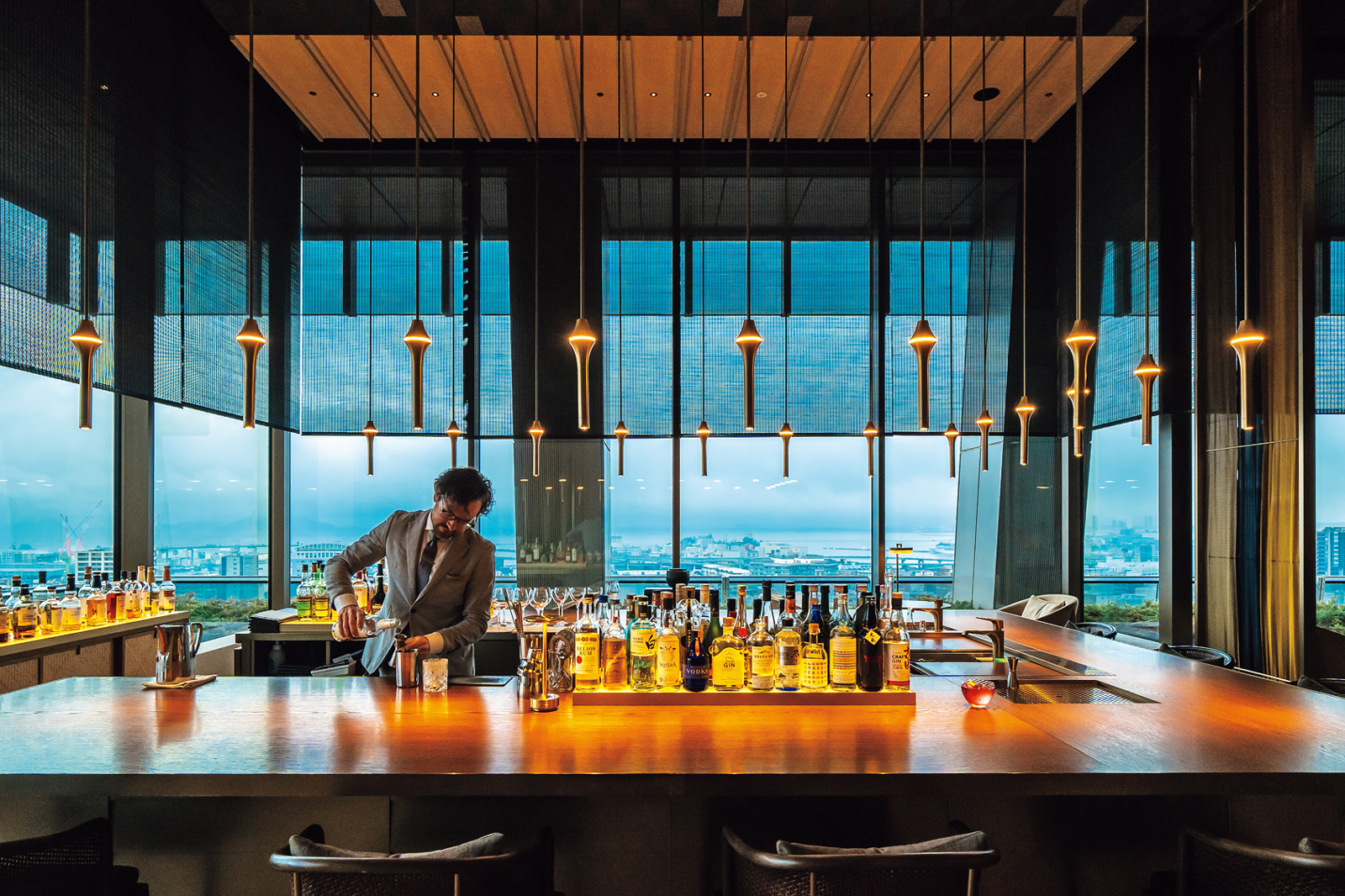 「The Lobby Lounge ＆ Bar」のカウンター