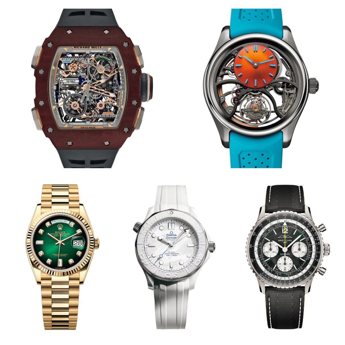 リシャール・ミル×サッカー、ロレックス×ゴルフ…スポーツ関連ウォッチ5選