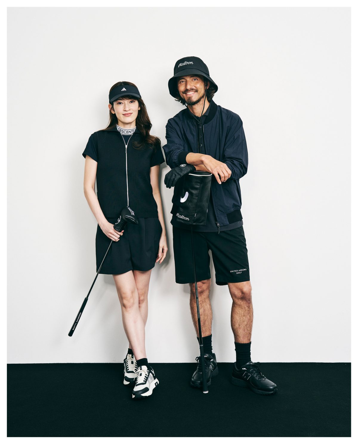 ゴルフコーディネート／ブラックコーディネート／GOETHE GOLF STYLE 2026SS】