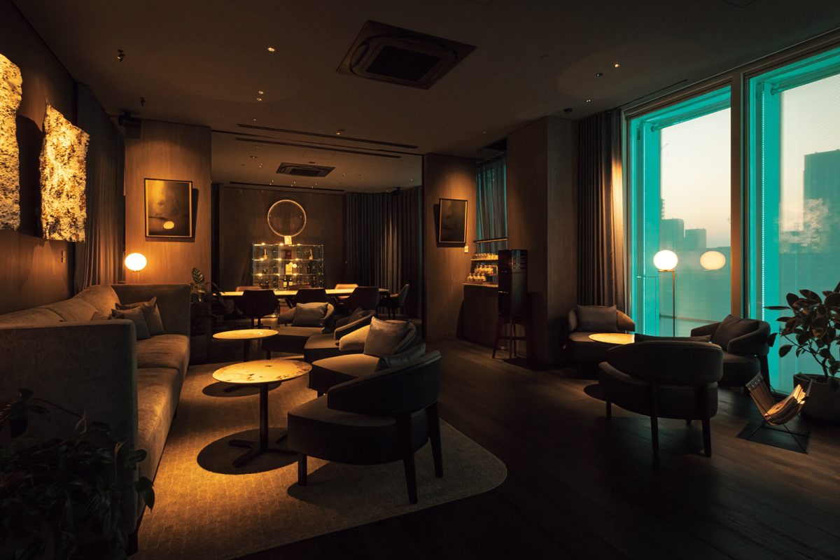 「Ginza Sapphire Lounge」のラウンジ