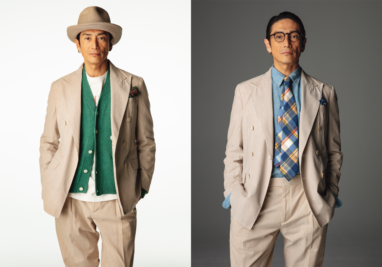 伊勢谷友介×大久保篤志の着こなし8選