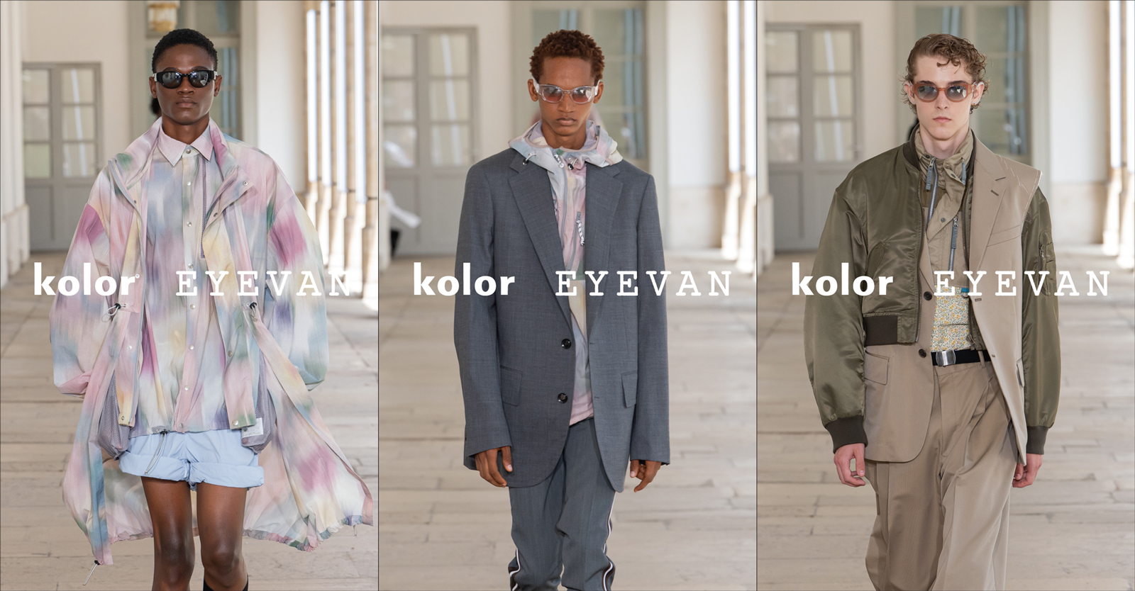 kolor×EYEVAN初コラボ。“クラシック×違和感”で魅せる新アイウェア | GOETHE