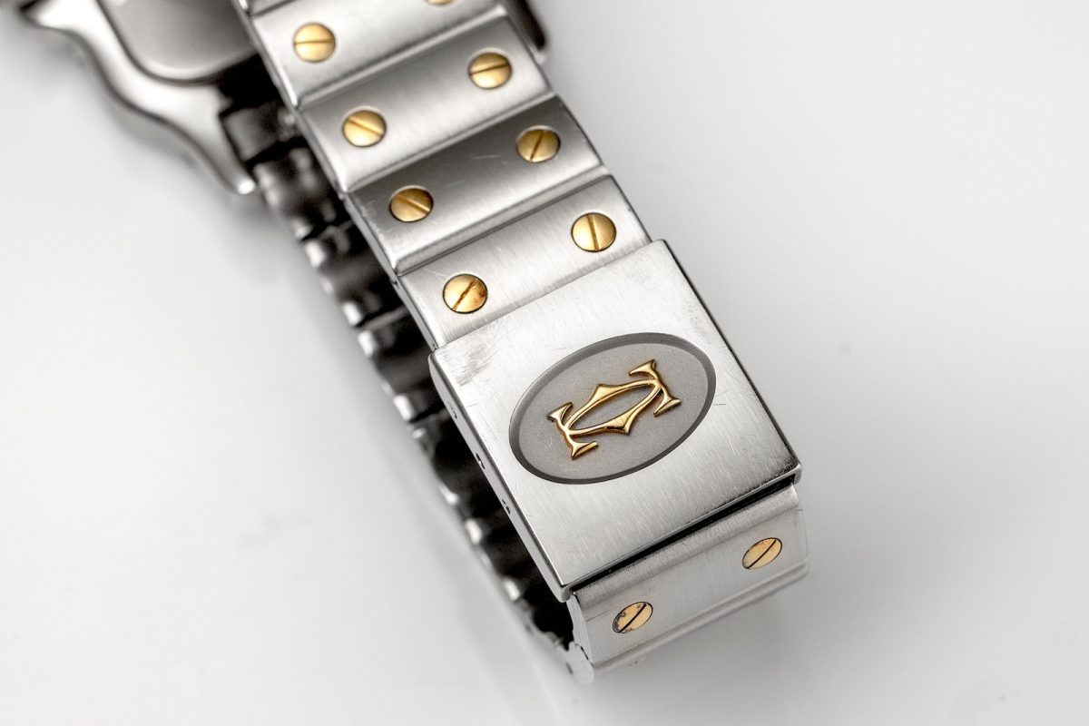 カルティエ「サントス ガルべ LM ムーンフェイズ　Ref.119901」