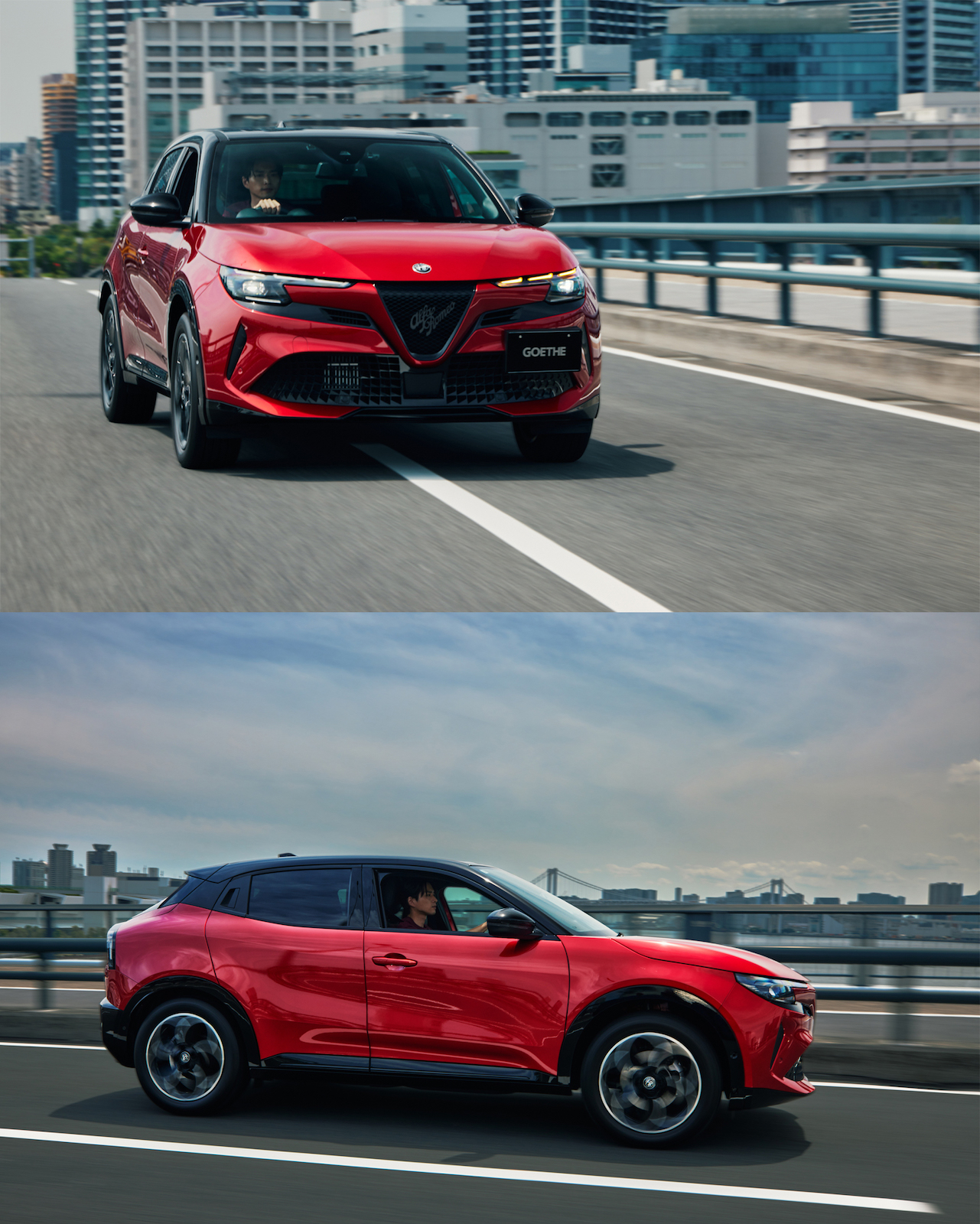 白洲迅とアルファ ロメオ新型「ジュニア イブリダ」