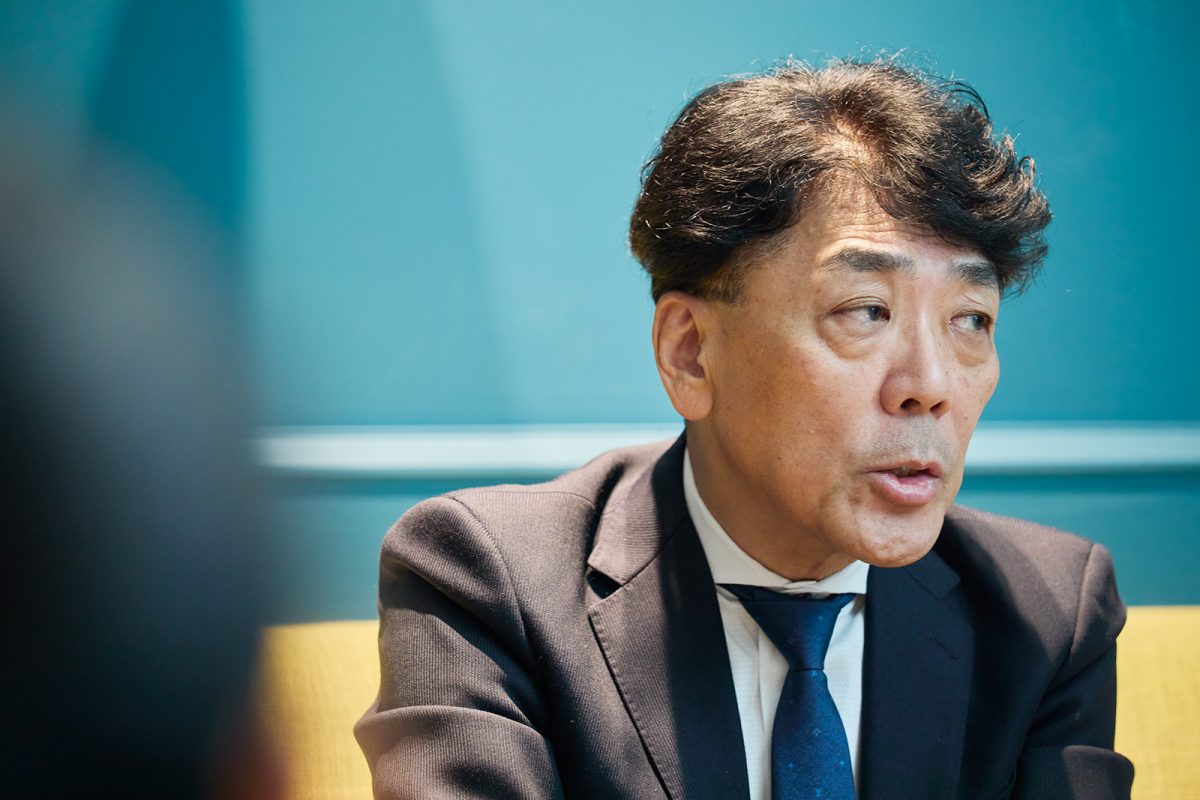 ファイナンスについて語る丸尾浩一氏