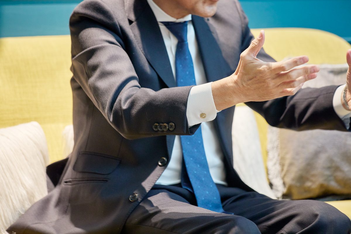 ファイナンスについて語る丸尾浩一氏