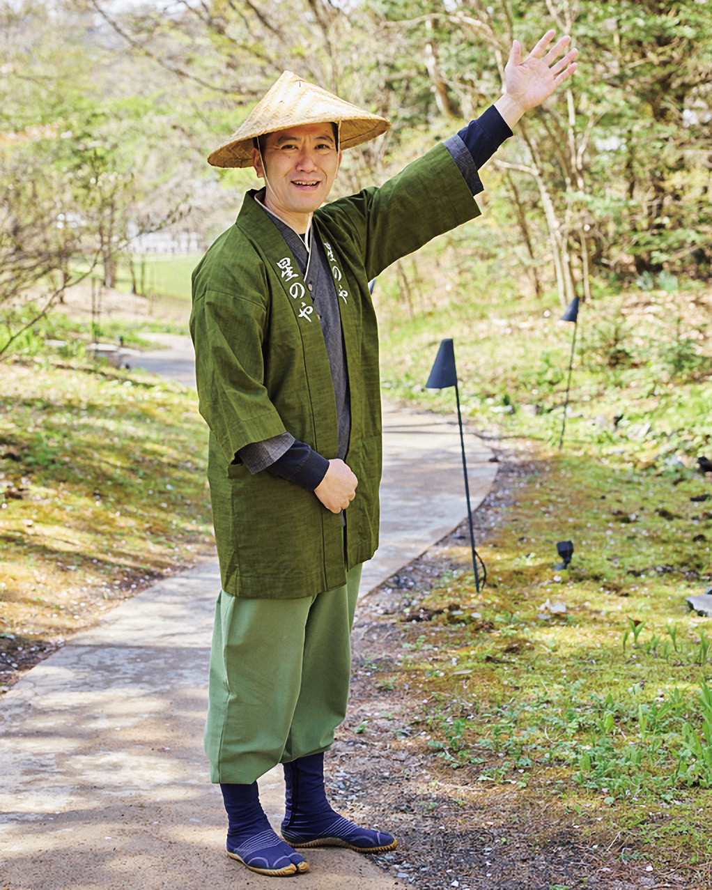 「星のや軽井沢」の庭師
