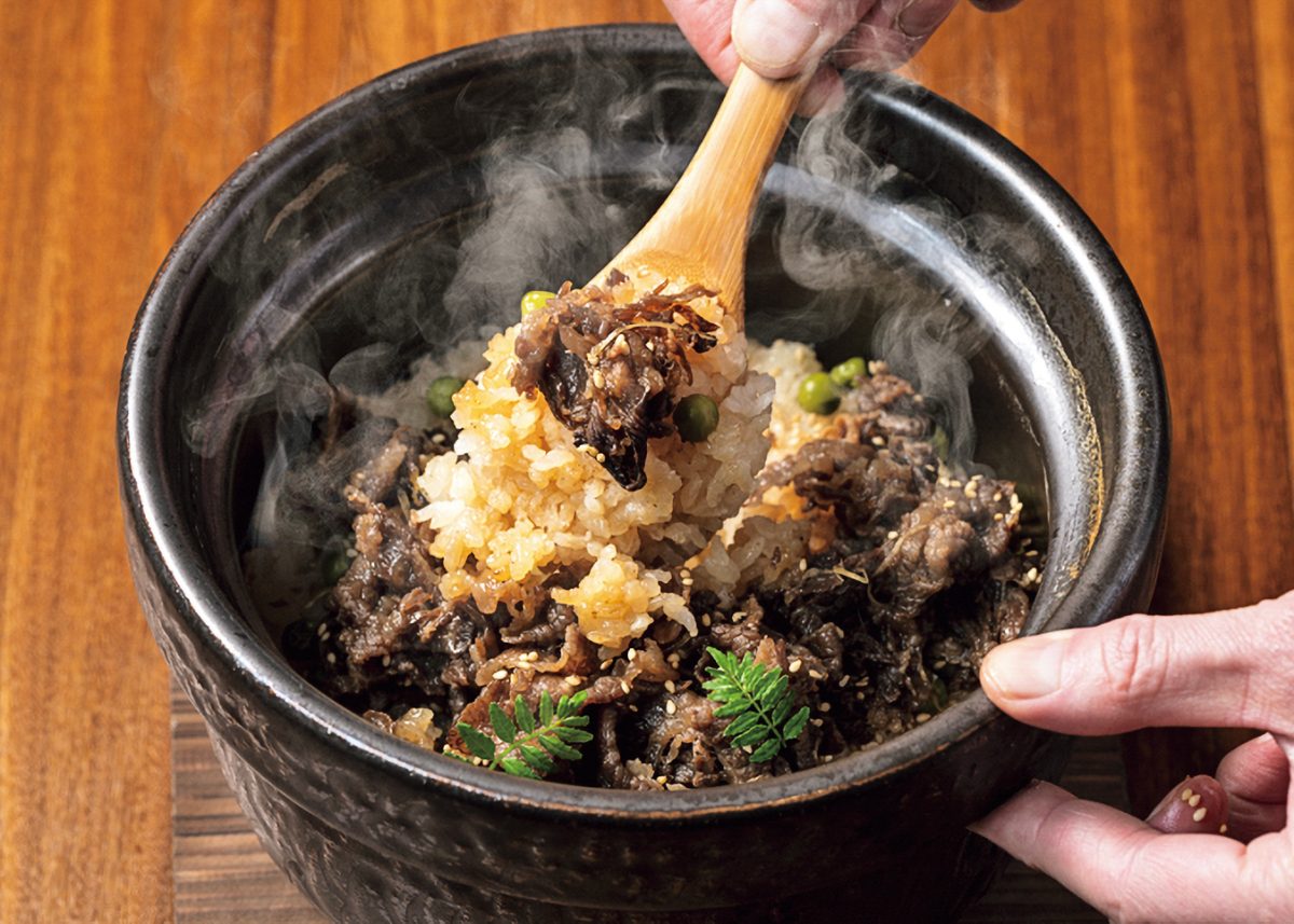 「笠庵 賛否両論」の炊き込みご飯