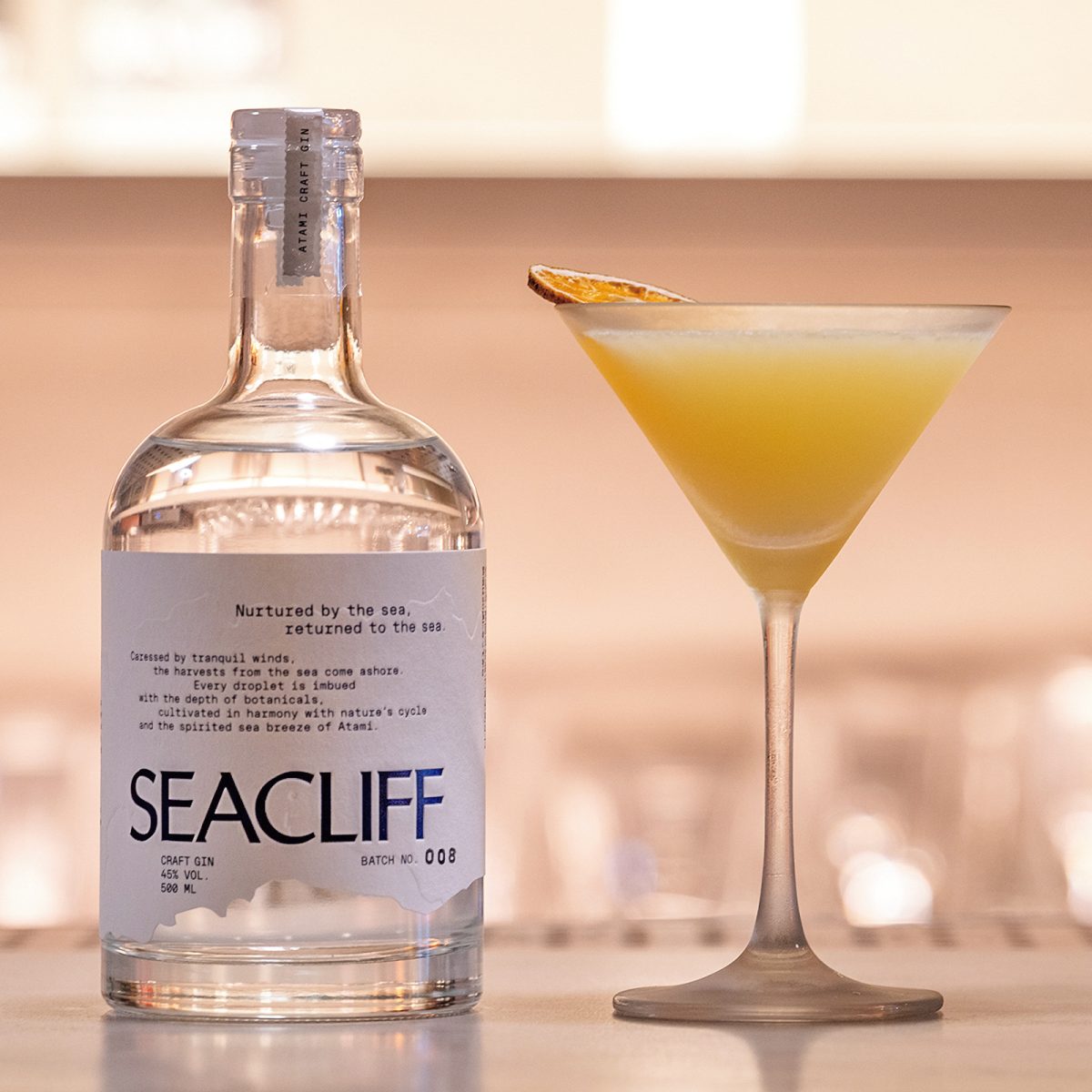 「SEACLIFF 熱海蒸溜所」のジンを使ったカクテル