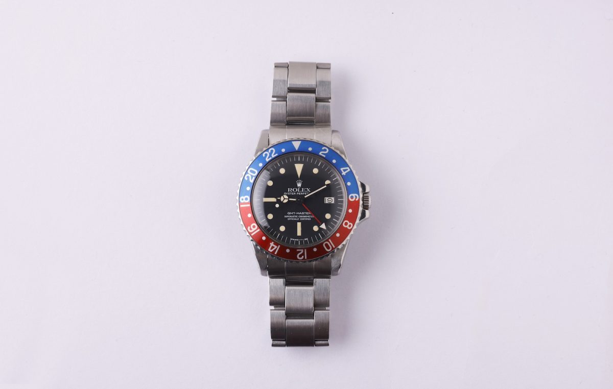 ロレックス「GMTマスター Ref.1675」“ラディアルダイヤル”