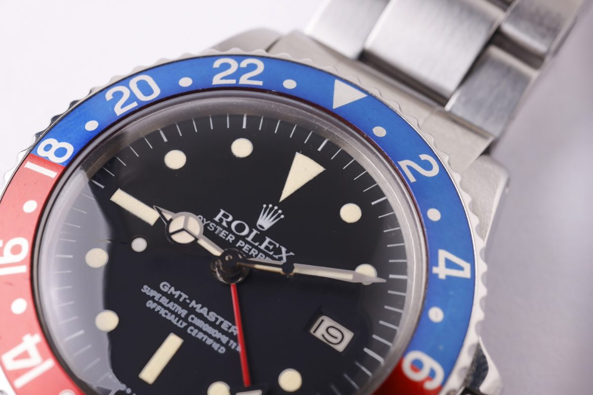 ロレックス「GMTマスター Ref.1675」“ラディアルダイヤル”