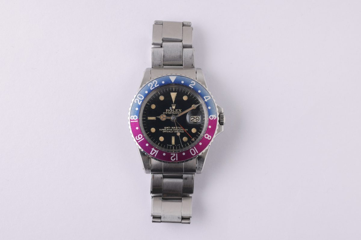 ロレックス「GMTマスター Ref.1675」“ラディアルダイヤル”