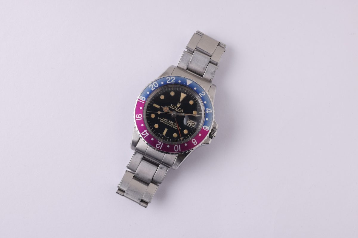 ロレックス「GMTマスター Ref.1675」“ラディアルダイヤル”