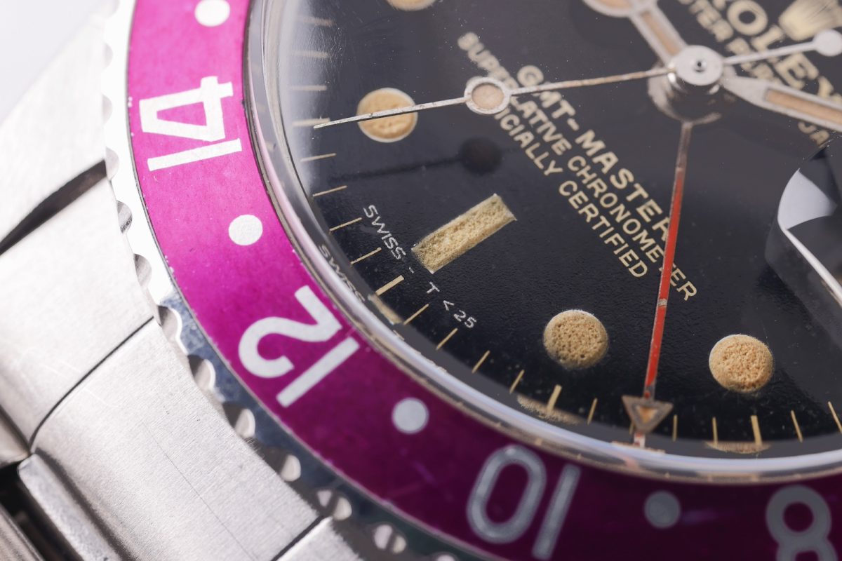 ロレックス「GMTマスター Ref.1675」“ラディアルダイヤル”
