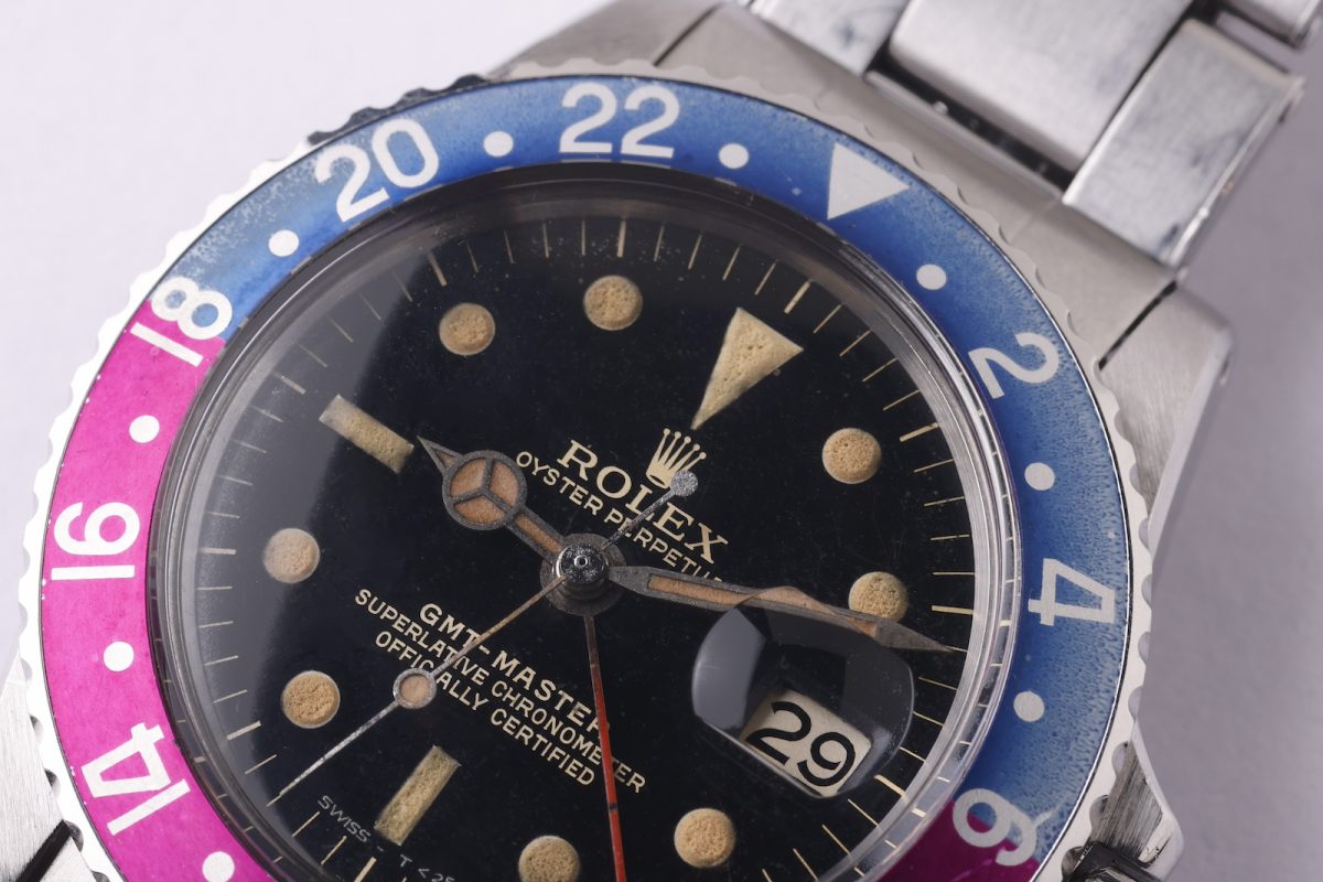 ロレックス「GMTマスター Ref.1675」“ラディアルダイヤル”