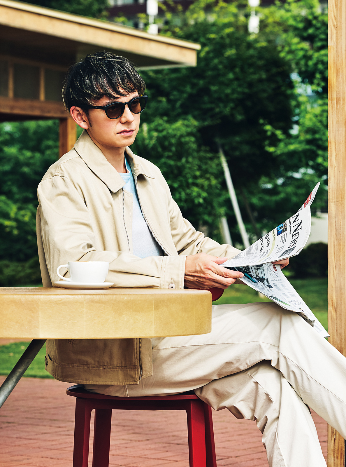 「ABELL(49)」を着用したハリー杉山氏