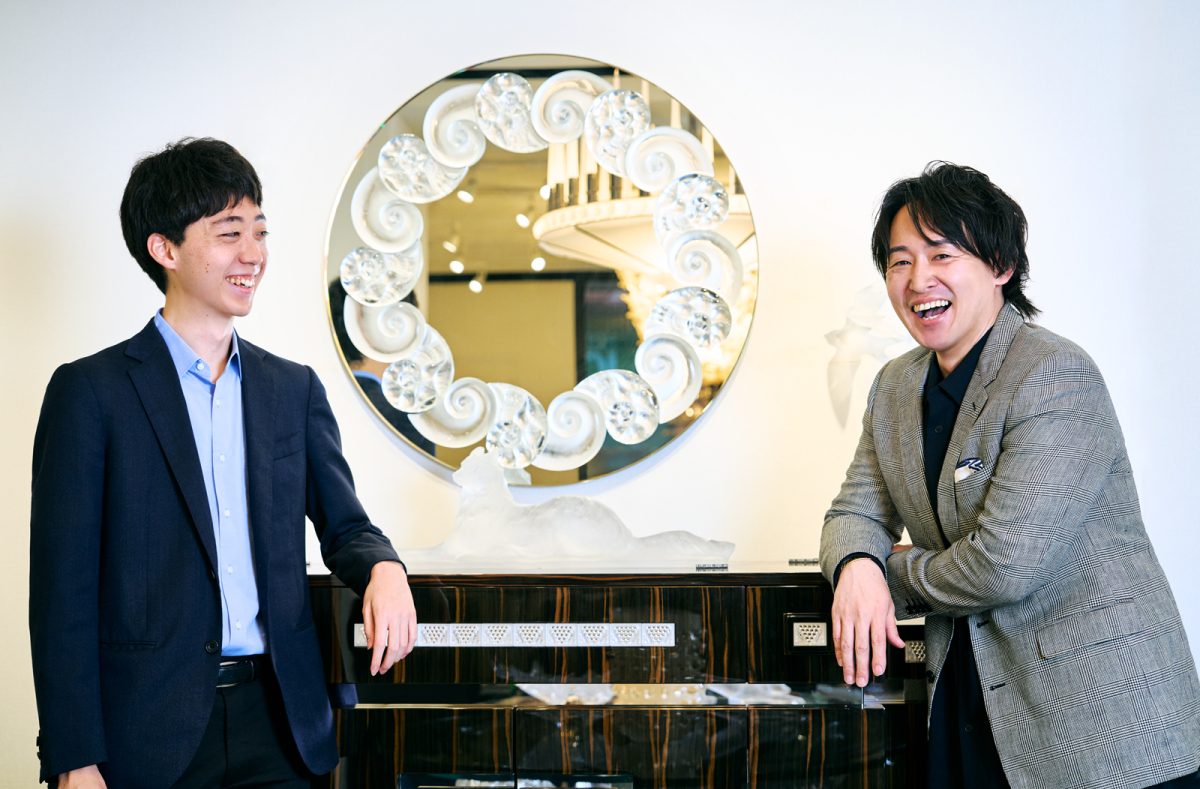ラリック ジャパン代表取締役社長の木村祐介氏と、TripClip共同創業者/CEOの布施佑亮氏