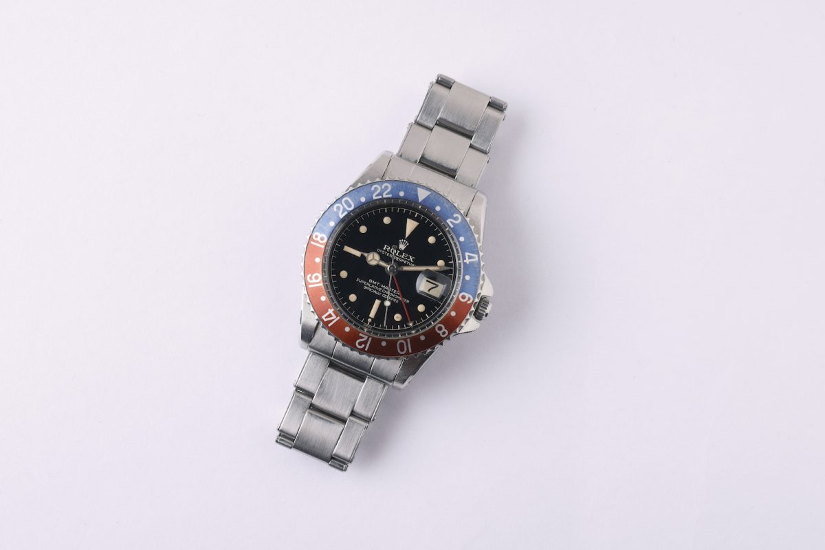 ロレックス「GMTマスター Ref.1675」（1961年製）