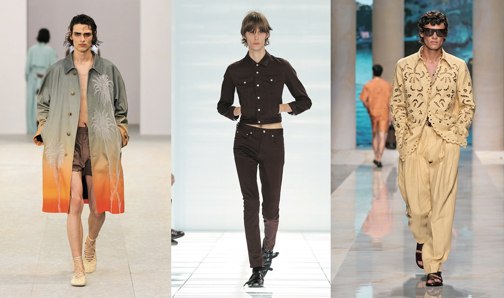 ミラノ&パリファッションウィークで披露された、(左から)Dries Van Noten・Prada・Dolce&Gabbanaの2027 Spring&Summerコレクション