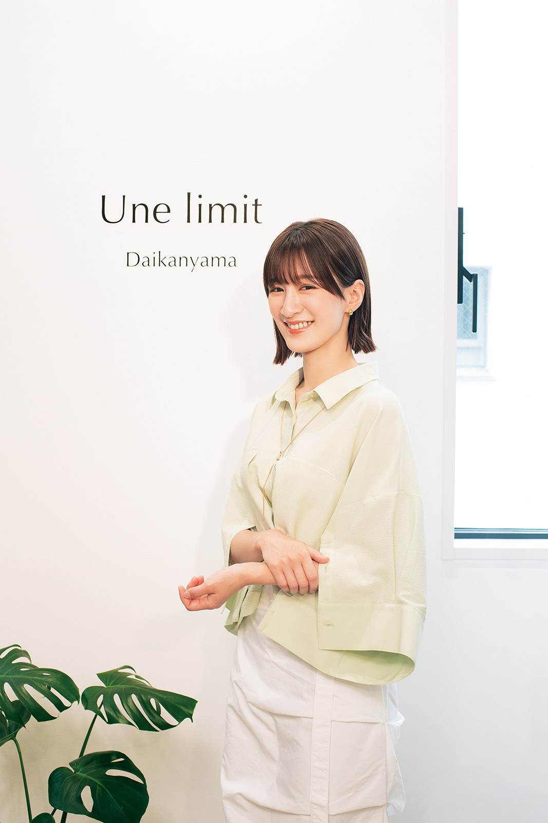 肌質改善サロン「Une limit」のマネージャーを務める土井柚季(yuzu)さん。