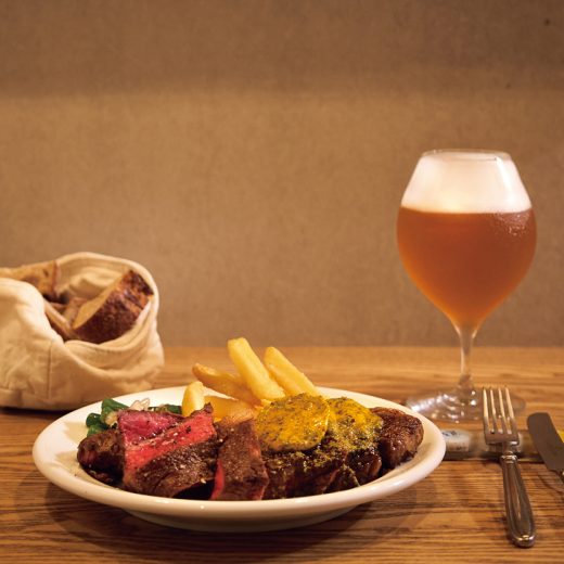 「Bistrot 石箱」のいわて短角牛サーロインステーキ