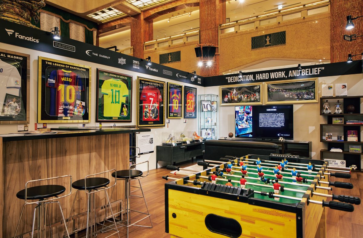 日本橋三越本店で開催された「SPORTS LEGENDS EXHIBITION 2026」