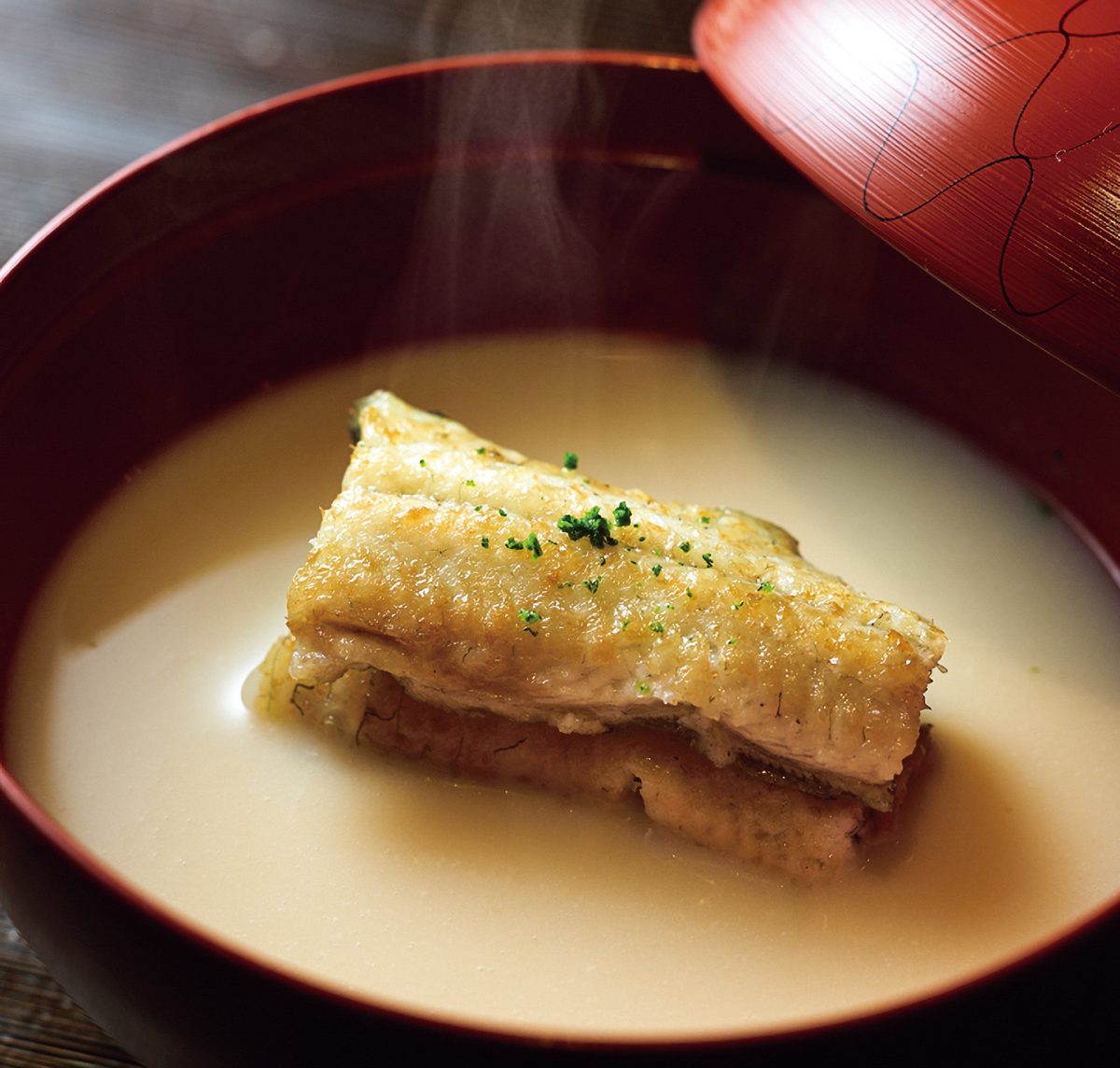 「礒田」の鰻の白味噌仕立て