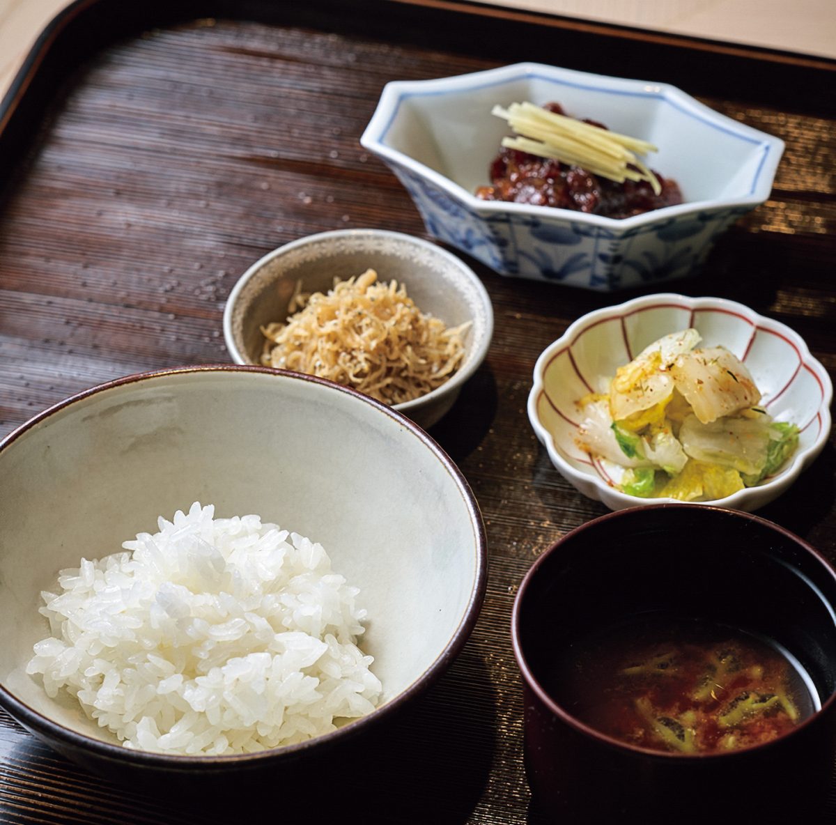 「礒田」の〆のご飯