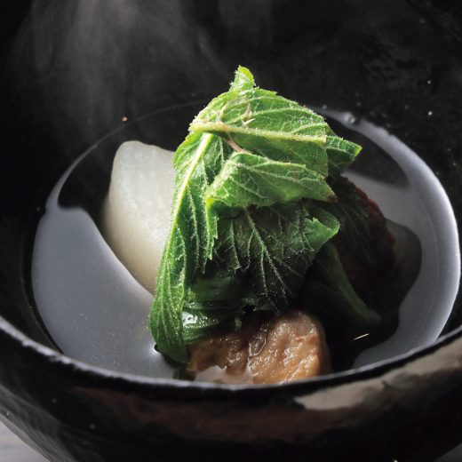 「MUBE」のメノビレッジの羊肉と和薄荷の養生出汁