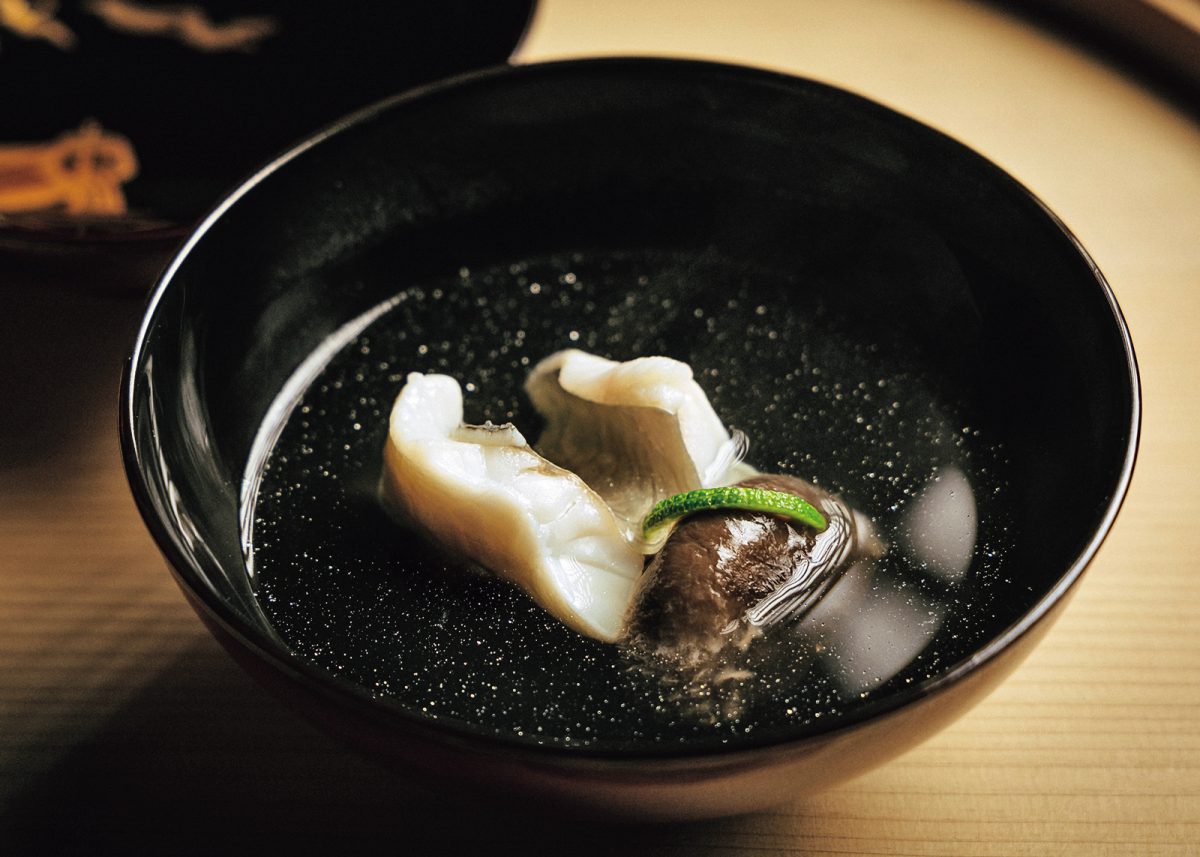 「温石」のえぼ鯛のお椀