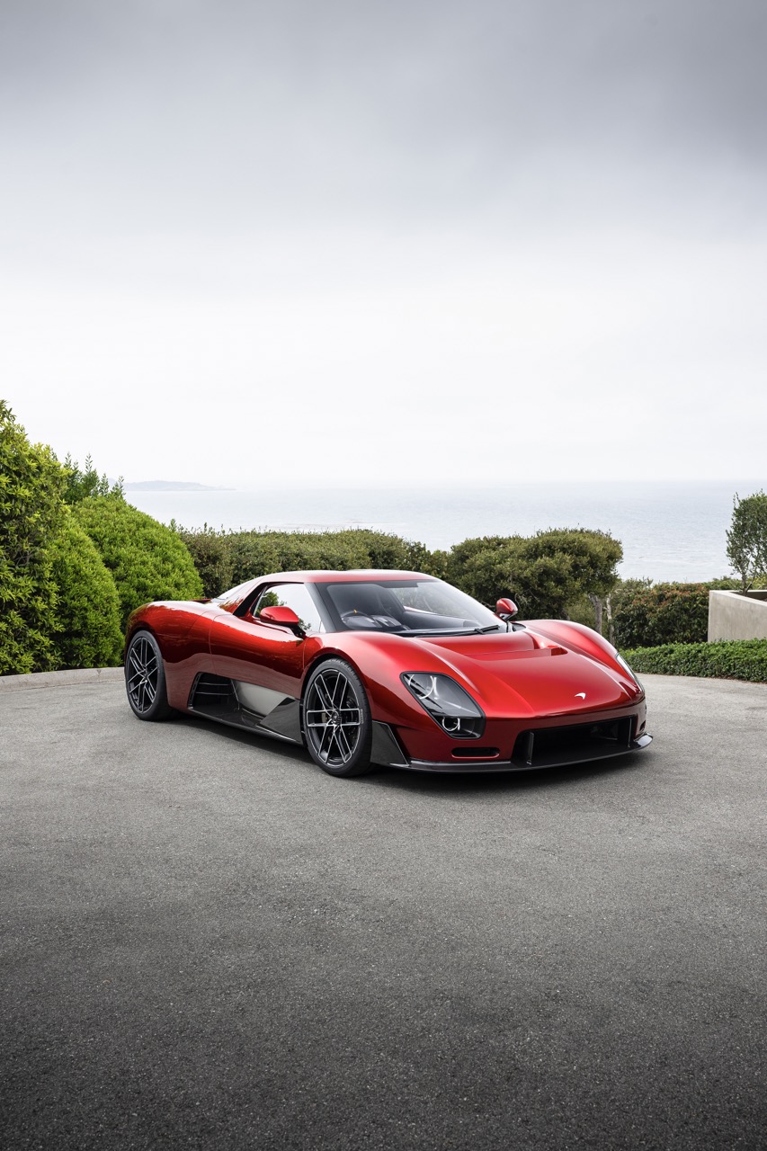 2026年8月に米国カリフォルニア州モンテレーで発表されたマクラーレンMcL 6GT。ブランド創始者のブルース・マクラーレンが構想を練っていたM6GTというスポーツカーを、現代的に解釈したモデルだ。