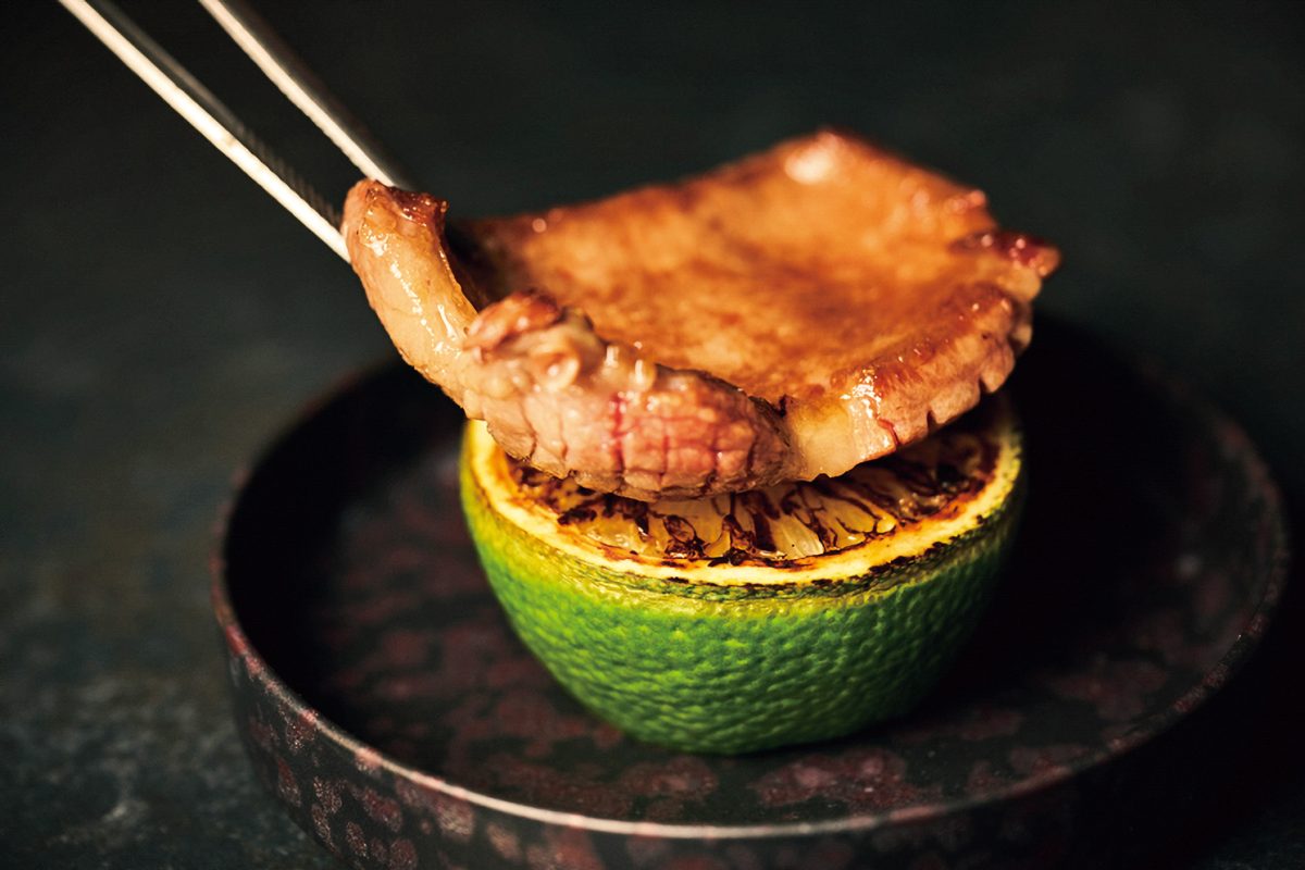 「和牛焼肉 千」の黒毛和牛のタン