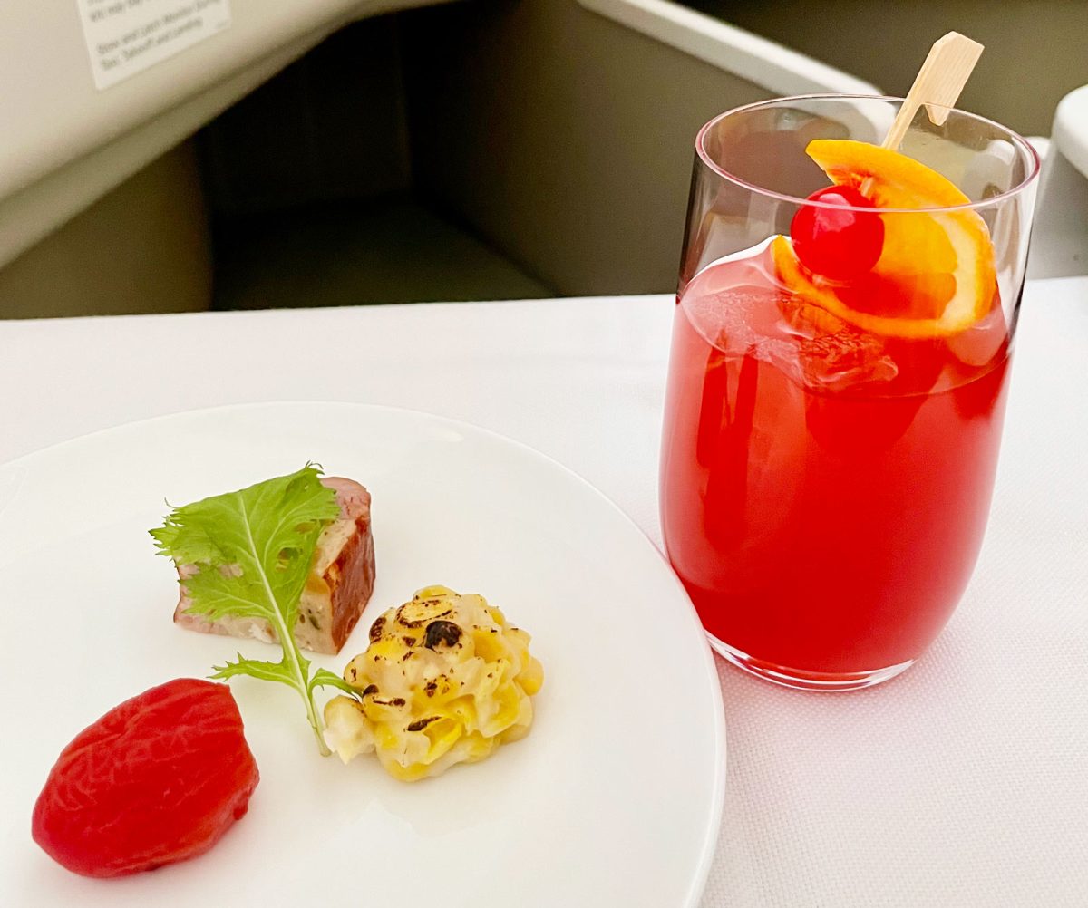 ベトナム航空/ビジネスクラスの食事