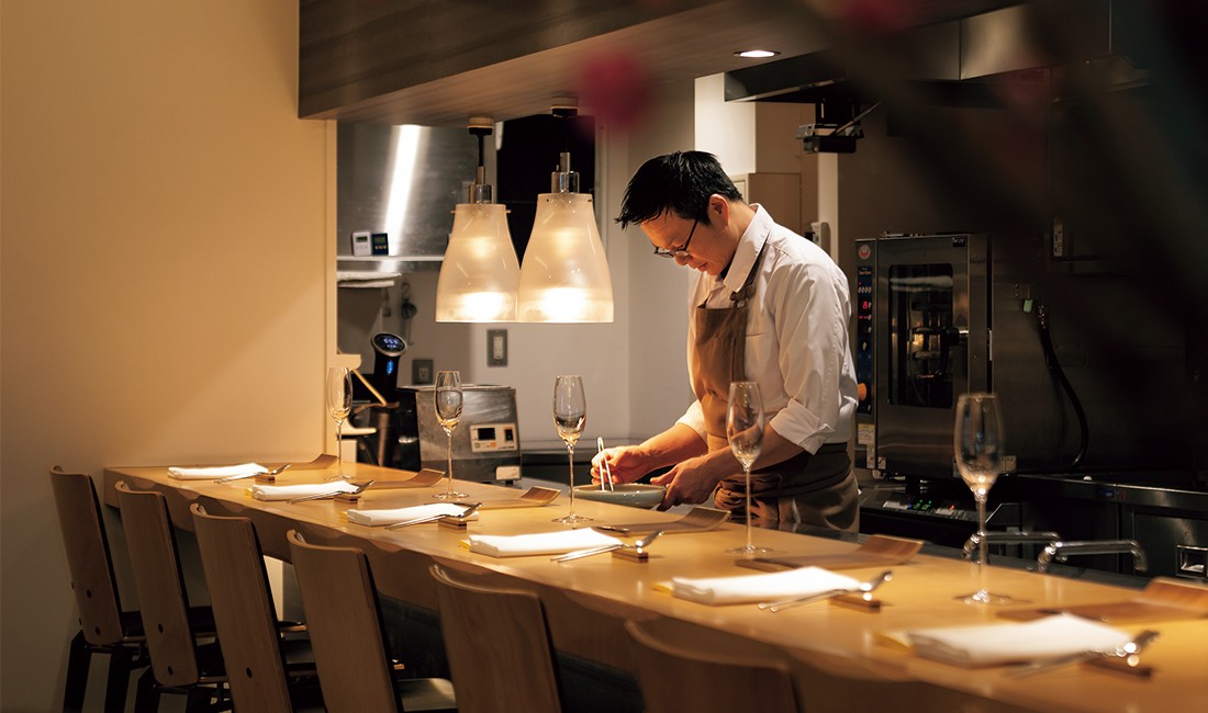 サンプリシテ 代官山の絶品フレンチ メニューは魚中心のおまかせコース１種類 仕事が楽しければ人生も愉しい Goethe 男性ライフスタイル誌