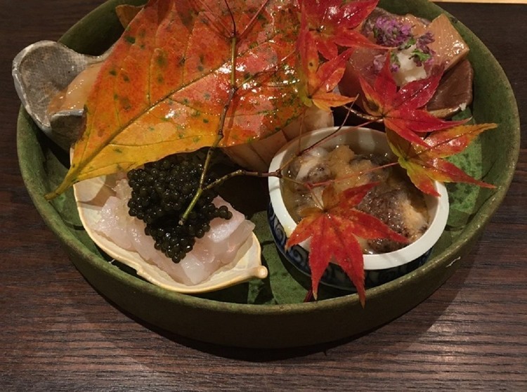 北海道サロマ湖の一年牡蠣酢味噌和え。