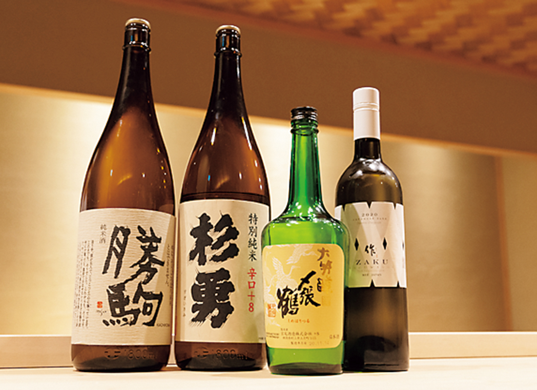 日本酒は常時30種