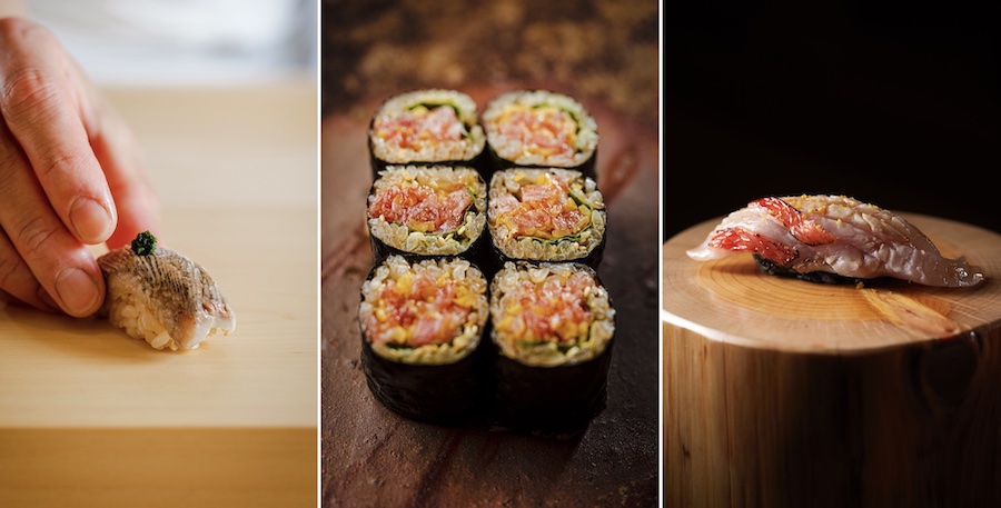 「寿司 健」、「鮨 銀座おのでら」、「麻布 黒しゃり」の鮨