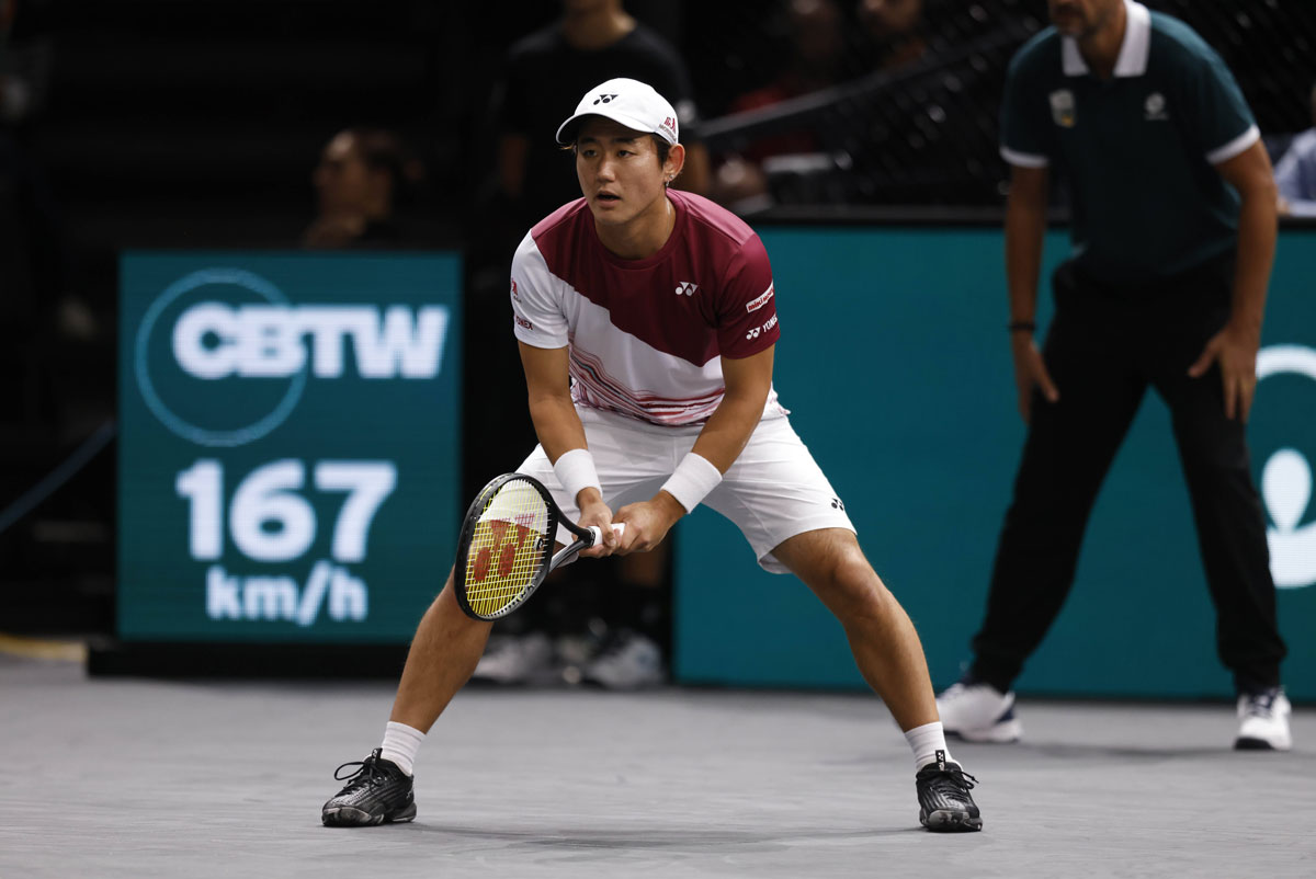 男子テニスの西岡良仁