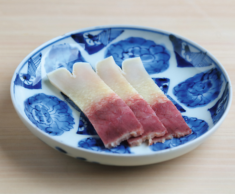 福岡「枯淡」の鯨畝酢の味噌漬け