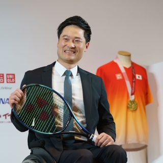 車いすテニス男子の第一人者、国枝慎吾