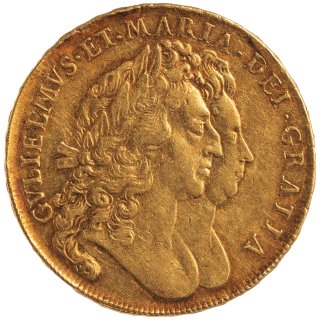 ウィリアム3世＆メアリー2世の5ギニー金貨