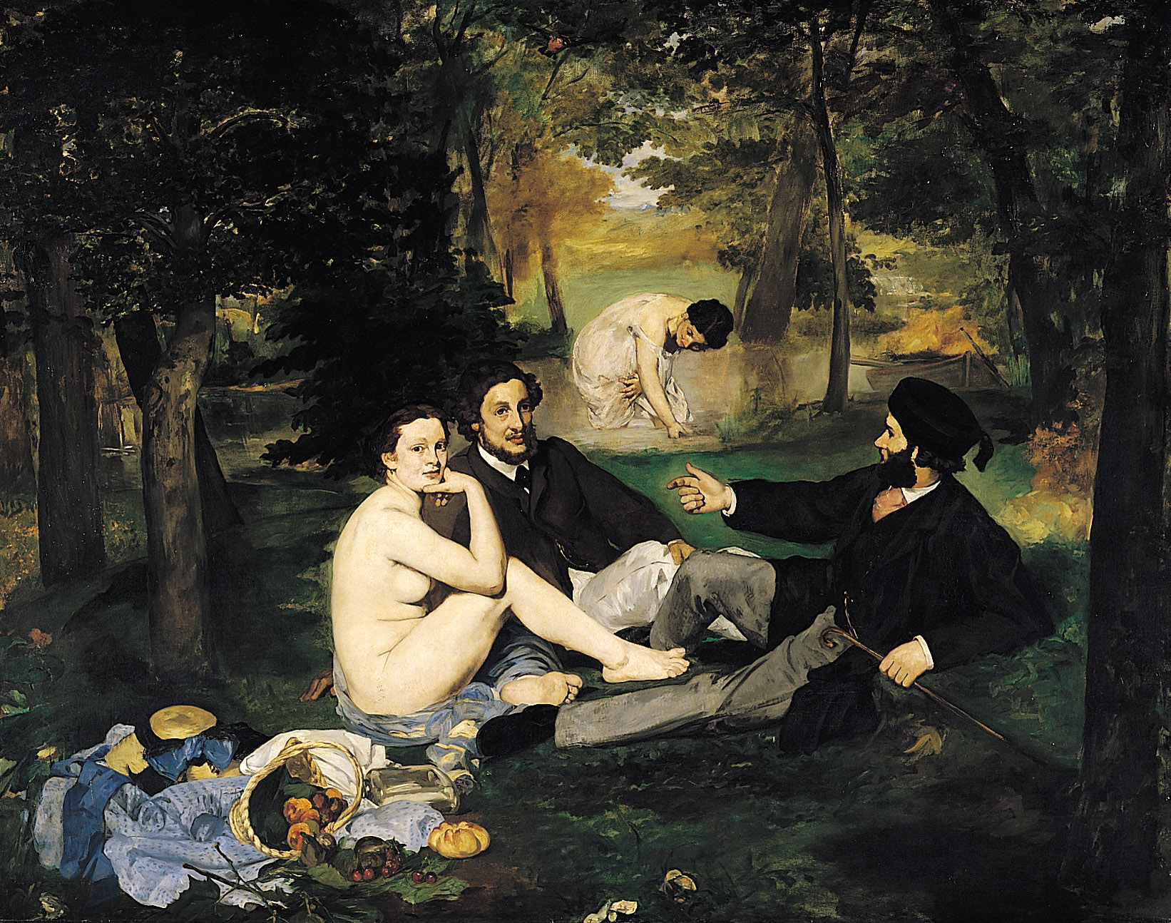 マネ《草上の昼食》1863年 オルセー美術館蔵