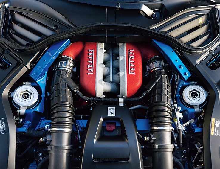 フェラーリ「プロサングエ」のエンジン