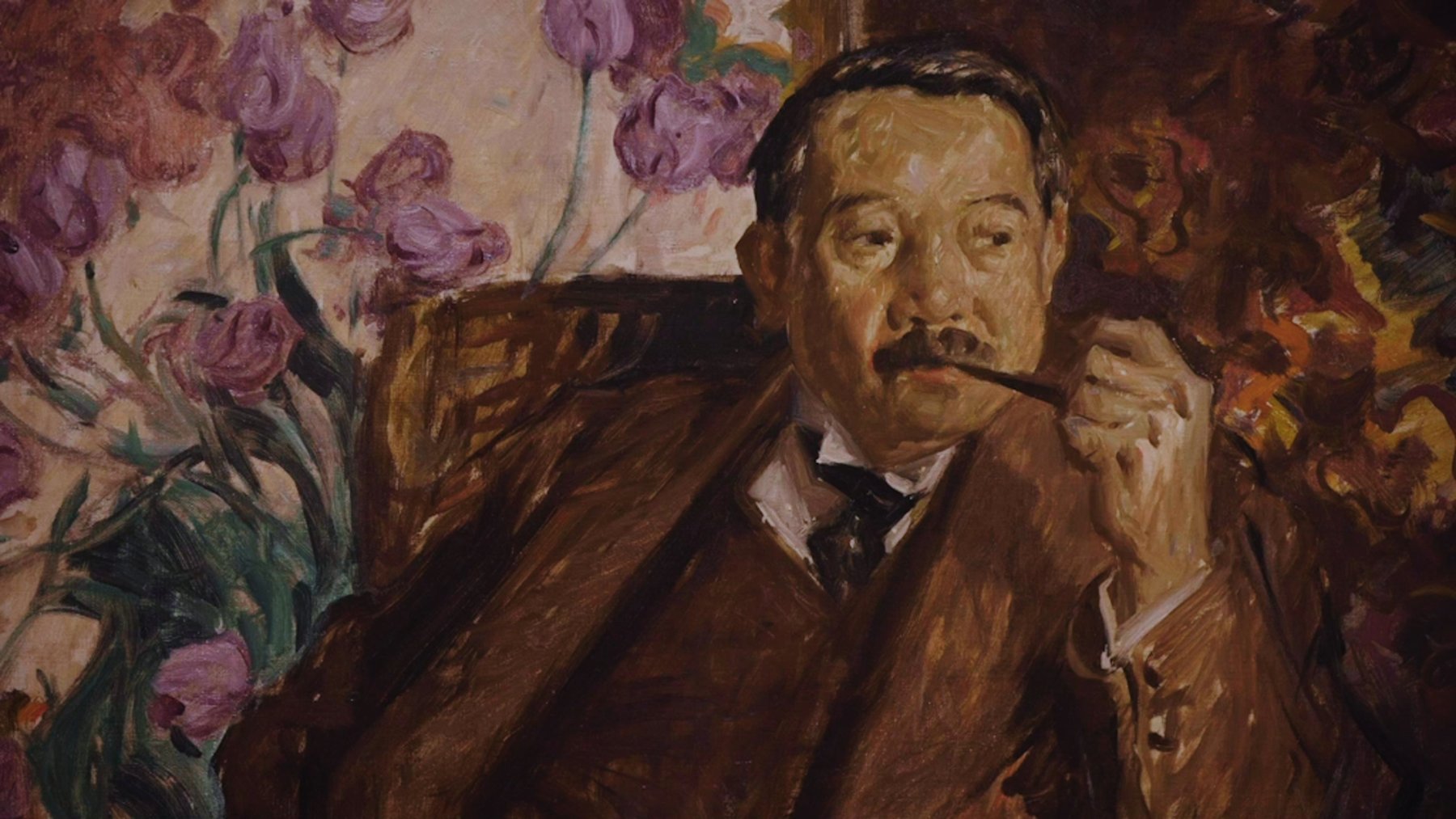 フランク・ブラングィン《松方幸次郎の肖像》1916年　油彩、カンヴァス
国立西洋美術館（旧松方コレクション）
